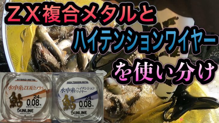 【最強の使い分け】ハイテンションワイヤーとZＸ複合メタル　桂川
