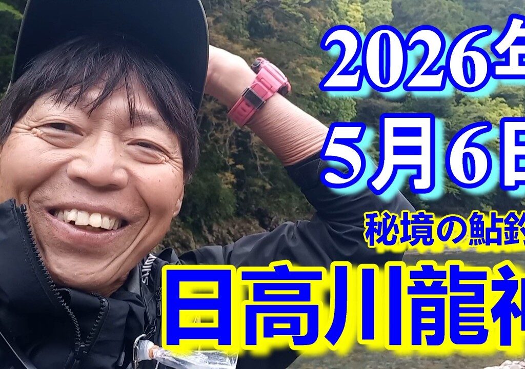 鮎釣り 15㎝高 引水 残り垢 笠塔大橋上下  支流丹生川 日高川龍神 2026年