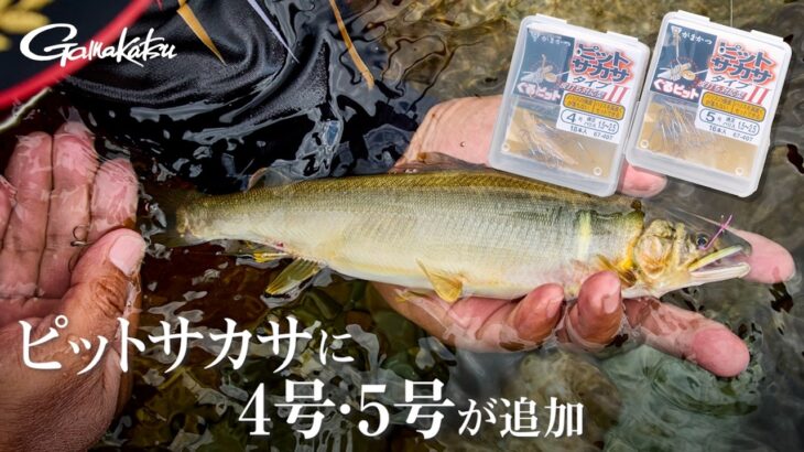 【鮎釣り】ピットサカサに4号・5号が追加！基本的な使い方を徹底解説