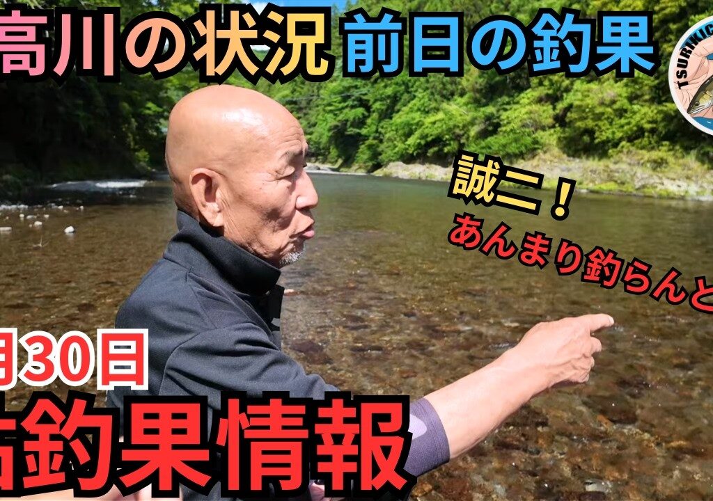 【水中映像あり】鮎は何処に居るのか⁉日高川の最新鮎釣果情報 5/30