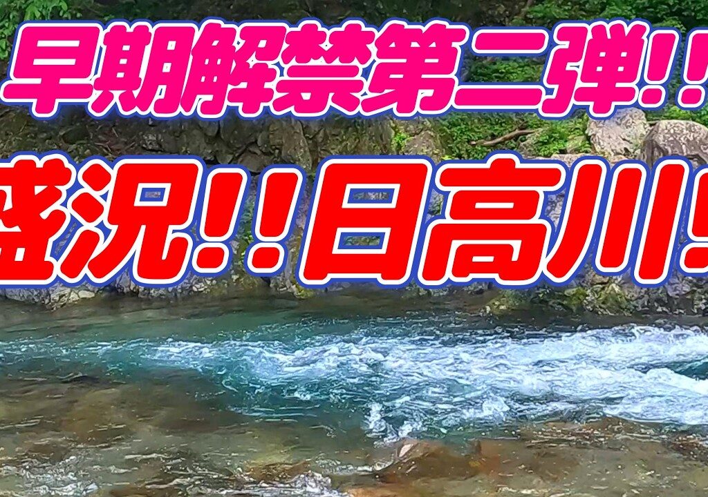 【鮎釣り】入るとこが無い!!　仕方がない。秘境へ突撃!!