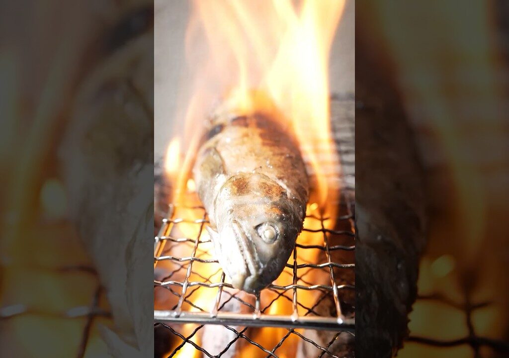 鮎の塩焼きⅡ(骨まで食える)