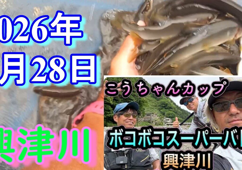 鮎釣り こうちゃんカップ -15㎝垢良好 度村堰堤下 興津川 2026年