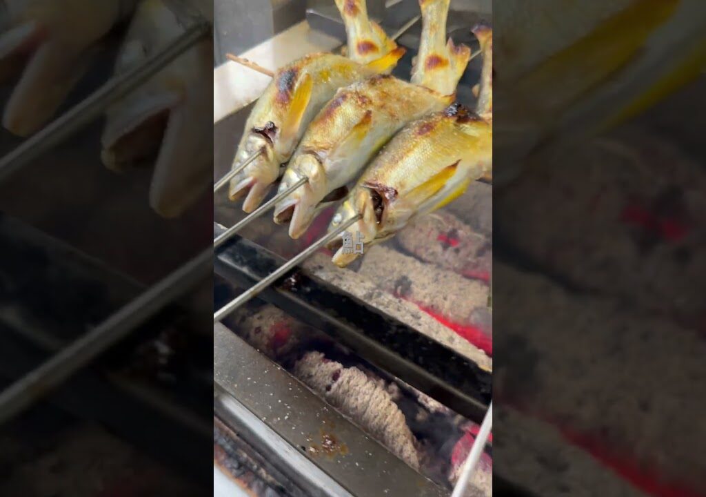 鮎を焼きまくる日曜日#あゆ #耽美下村 #料理人 #日本人の技 #料理